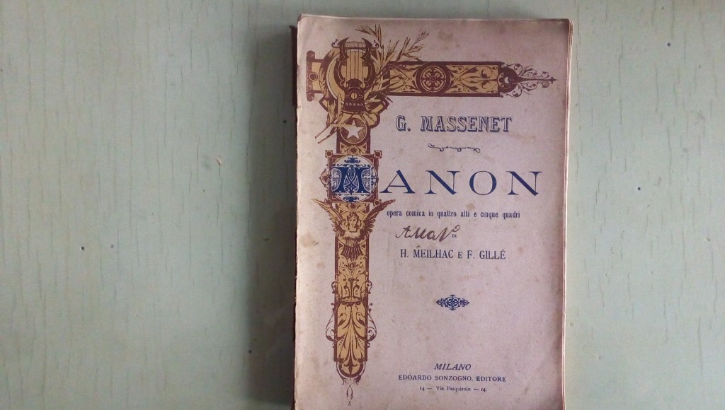 Opera/ MANON  G. Massenet