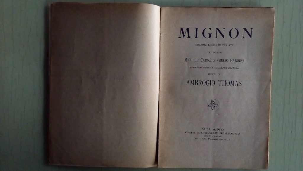 Opera/ MIGNON 