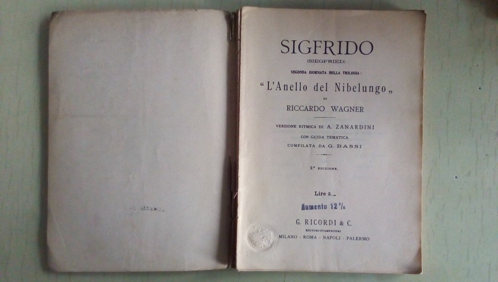 Opera/ Sigfrido 