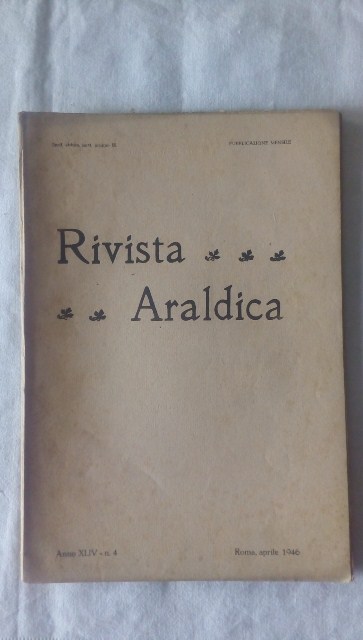 Rivista del collegio araldico. (rivista araldica) vintage aprile 1946