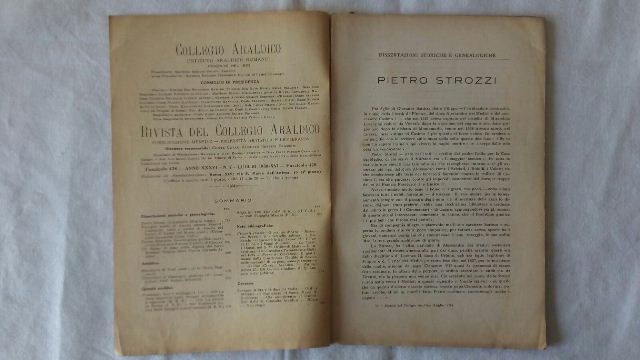 Rivista del collegio araldico. (rivista araldica) vintage luglio 1938