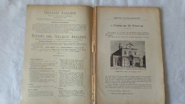 Rivista del collegio araldico. (rivista araldica) vintage marzo 1938