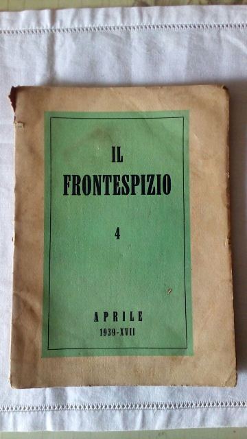 Rivista. il frontespizio. aprile 1939