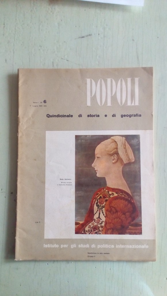 rivista/ POPOLI anno 1 n 6