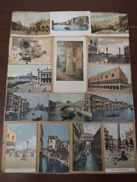 Serie n.15 cartoline raffiguranti venezia primi 1900