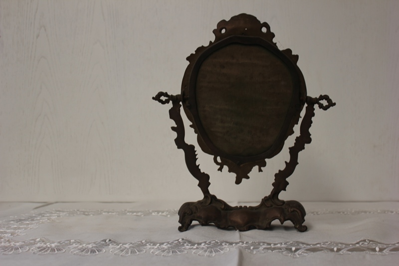 Specchio in ottone primi 900  30x35h