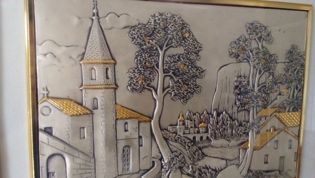Stampa in argento 65,5x55h