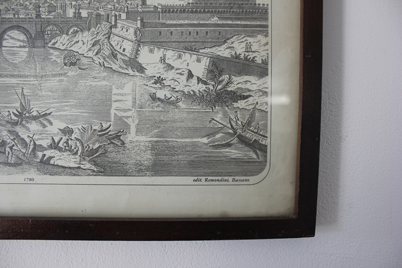 Stampa originale con cornice 34x29