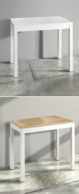 Tavolo consolle 358 allungabile da 90 cm a 300 cm - Sedia 726