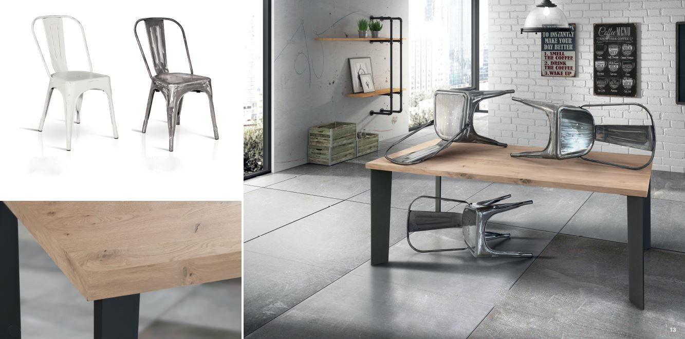 Tavolo rovere 795 - Sedia 782