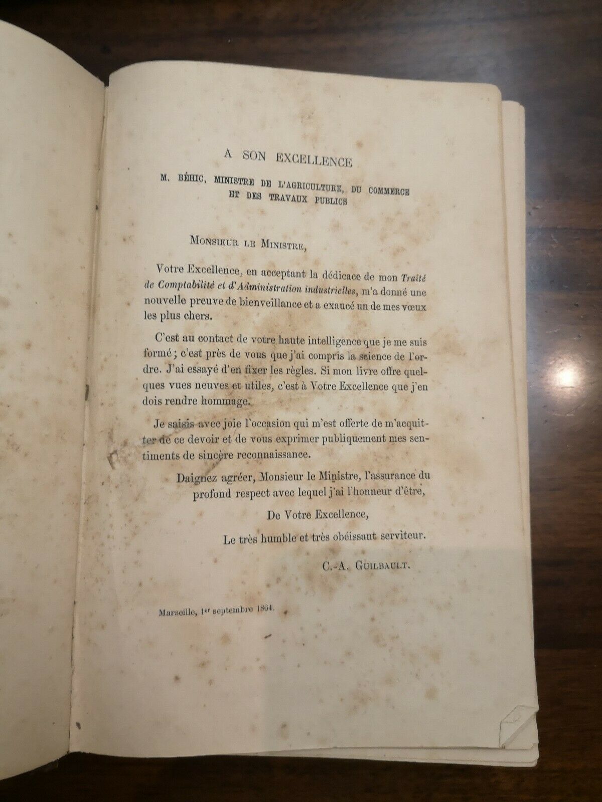 Traitè de comptabilitè et d'adminastration industrielles 40 planchese Paris 1880